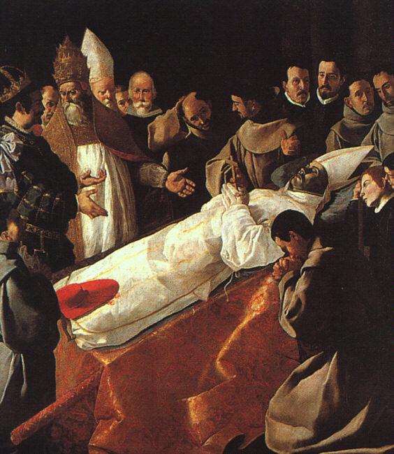 Francisco de Zurbaran The Lying in State of St.Bonaventura China oil painting art